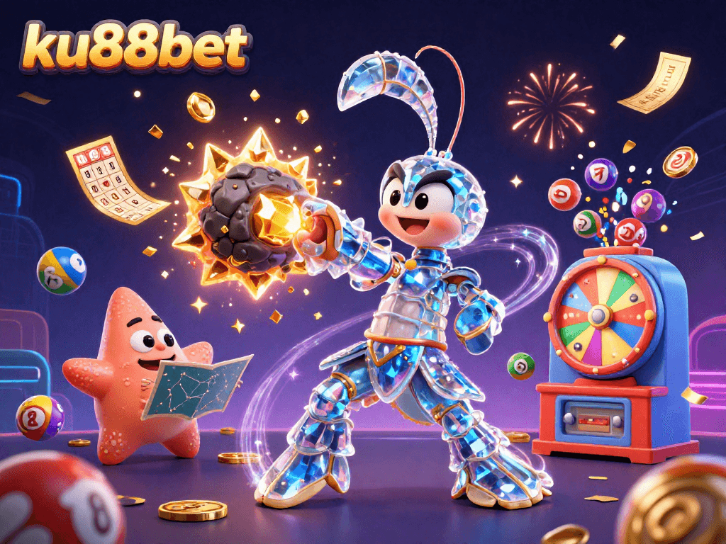 Engage with ku88bet while uncovering treasures in an exciting lottery scene.