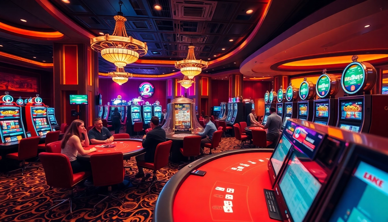 Jouez à des jeux de casino en ligne francais dans un environnement animé et élégant.