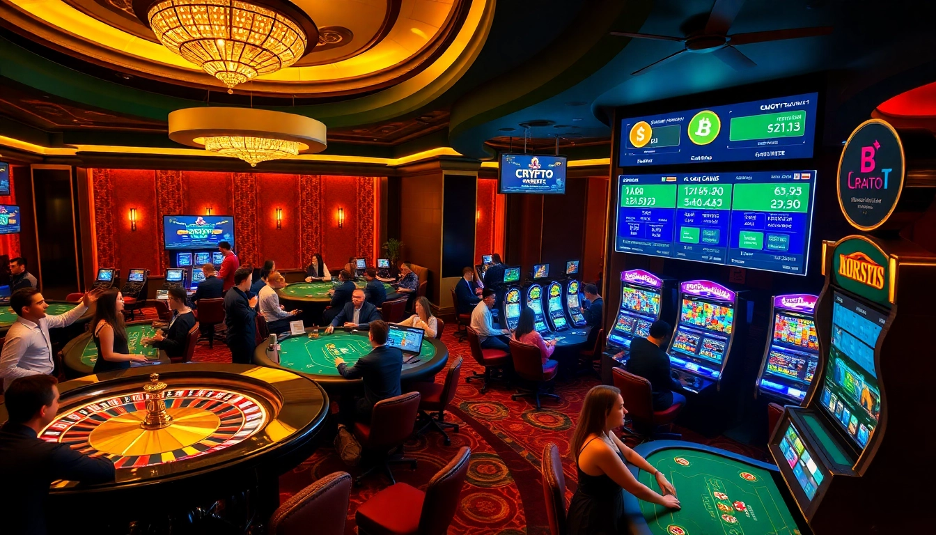 Experience the thrill of casino crypto en ligne with diverse players and vibrant games.