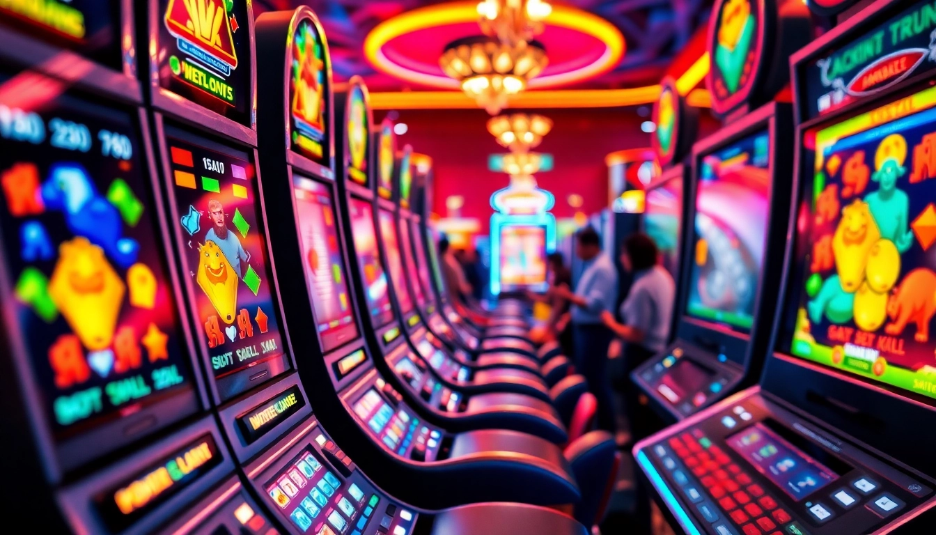 Jouer aux machines à sous en ligne avec des graphismes captivants et des joueurs enthousiastes.