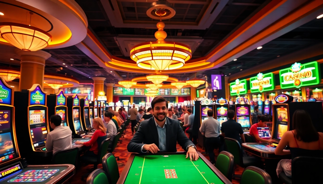 Joueurs profitant d'une expérience de casino en ligne dynamique et excitante. related image