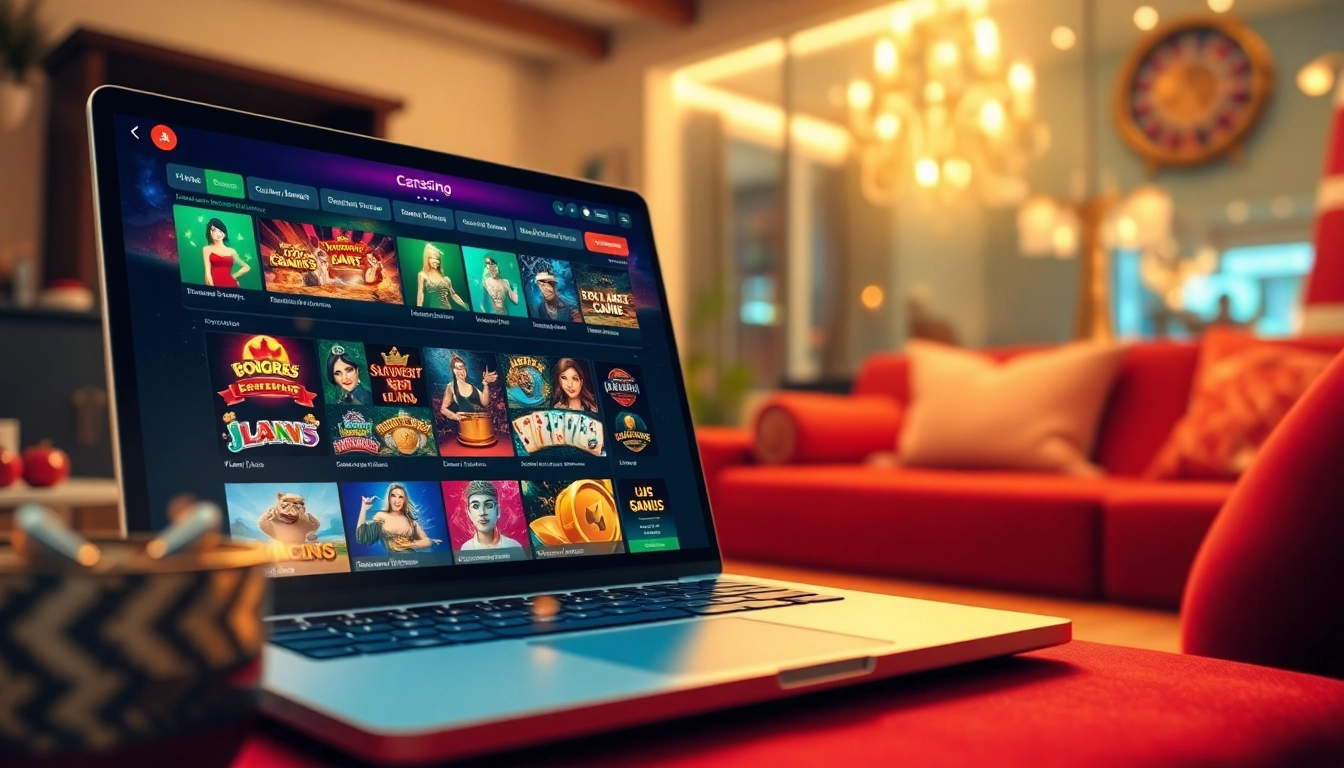 Jouer aux jeux de casino en ligne dans une atmosphère chaleureuse et accueillante.