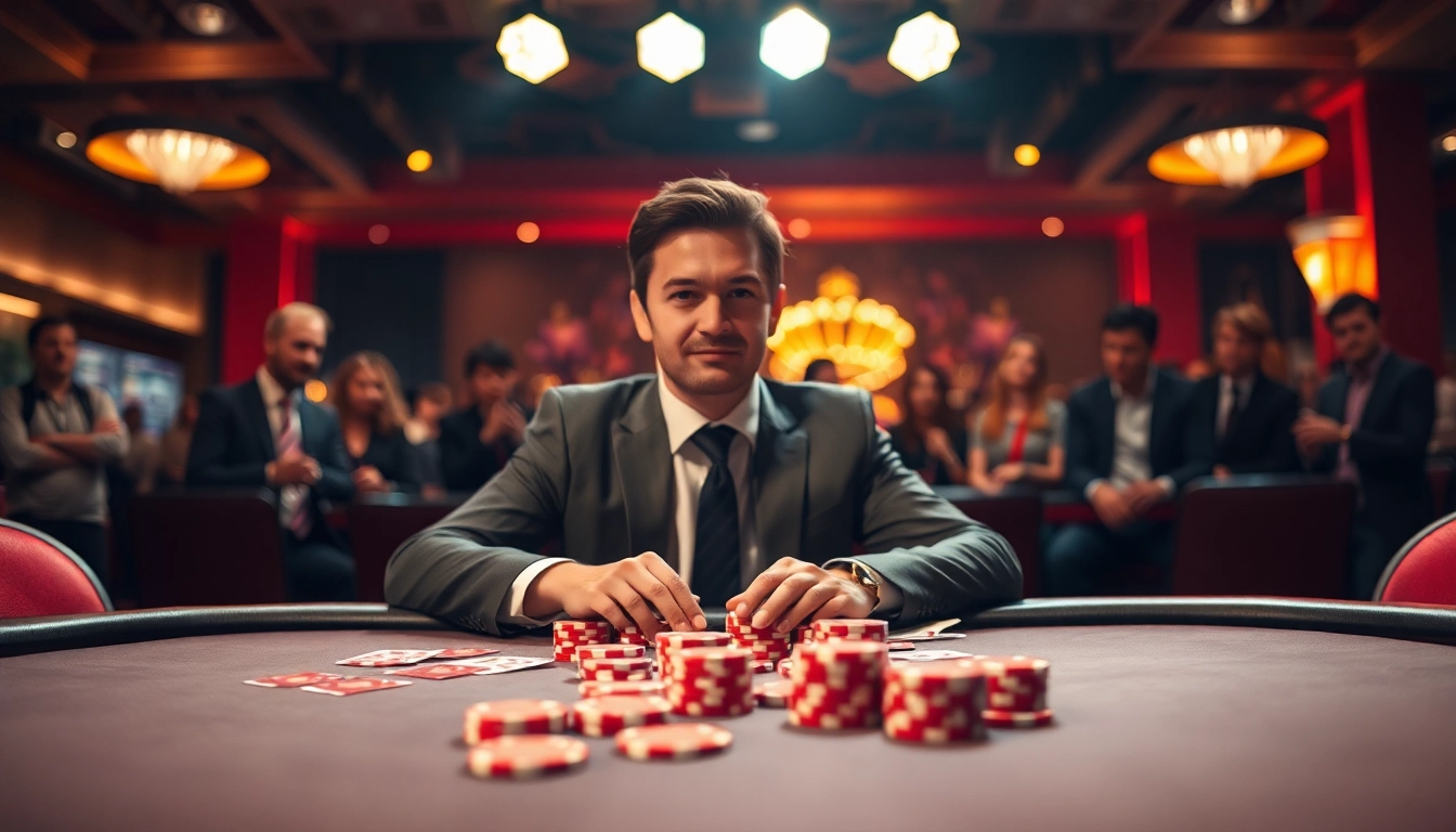 Évaluer les résultats de coinpoker avis sur une table de poker animée.