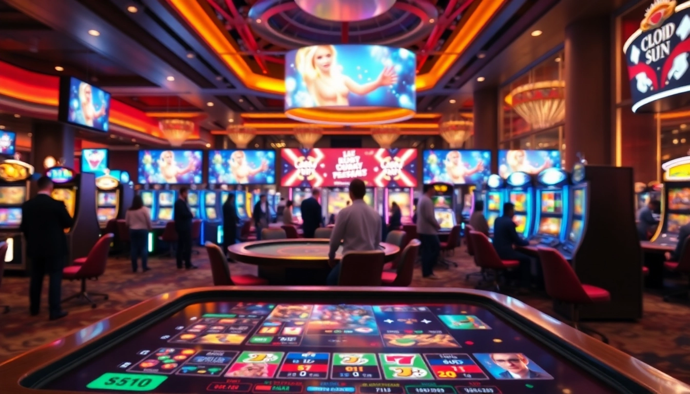 Les jeux de casino en ligne affichant une expérience immersive et excitante.