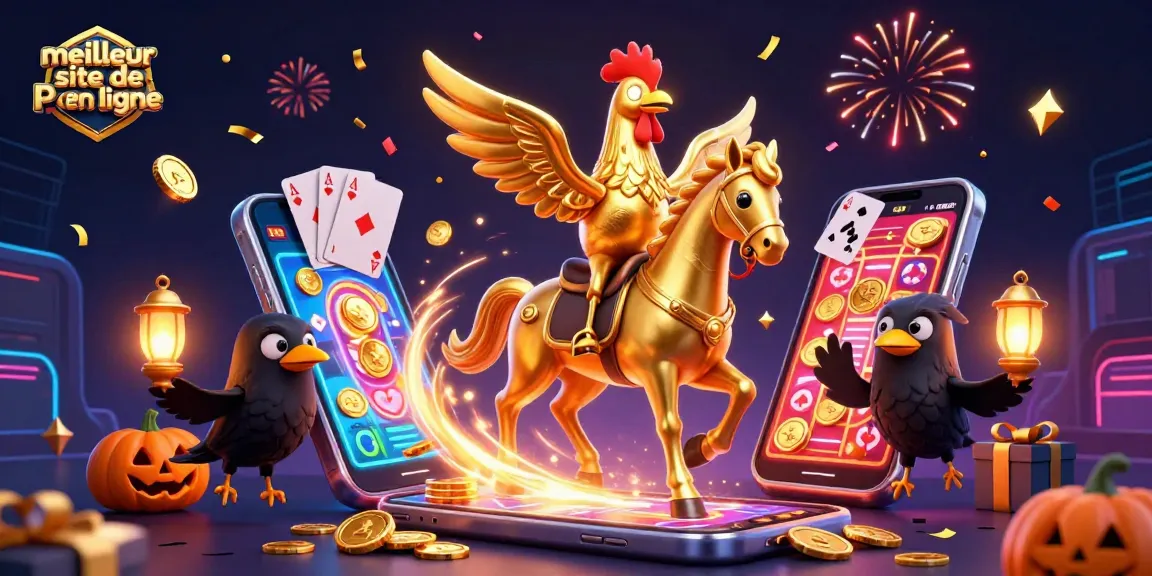 Découvrez le meilleur site de poker en ligne avec une ambiance festive, des jeux captivants et des personnages animés.