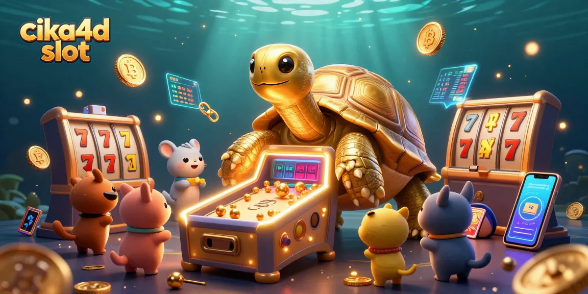 Experience thrilling gameplay with cika4d slot in this vibrant and dynamic 3D illustration.