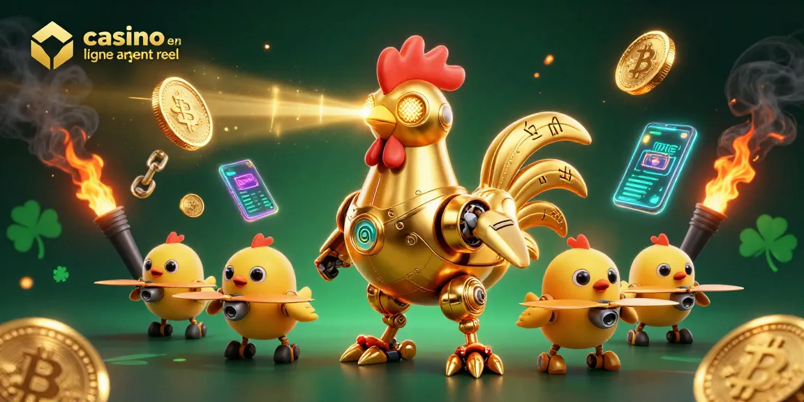 Jouez au casino en ligne argent réel avec style dans cette illustration 3D captivante.