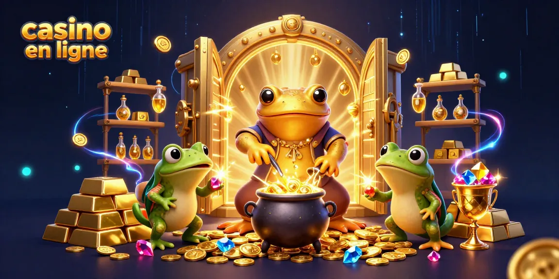 Casino en ligne : vivez l'excitation des jeux avec des pièces d'or et un alchimiste dans un laboratoire